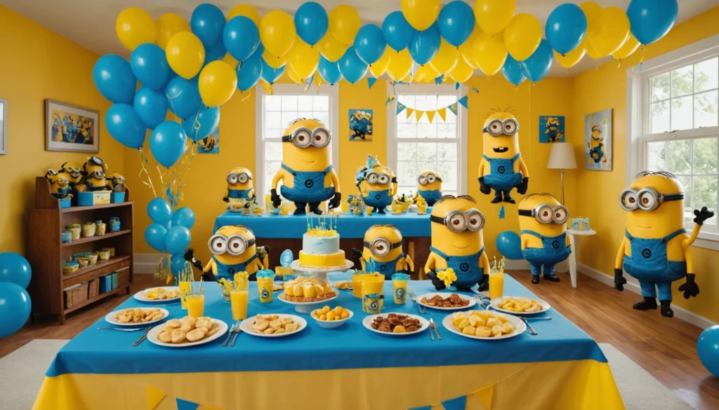 decoration les minions anniversaire