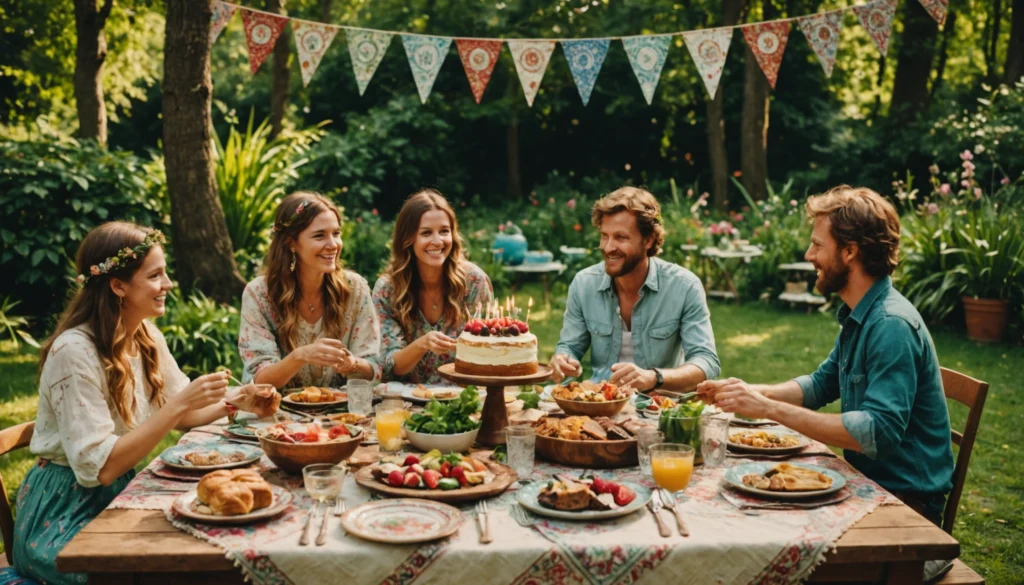 deco anniversaire boheme